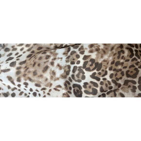 New York &‎ Company Eva Mendez Leopard Animal Print 3/4 Sleeve Dress MEDIUM - Picture 7 of 14